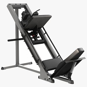 3D model GYM Leg Press And Hack Squat Machine 1