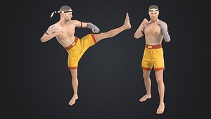 Muay Thai Boxer Rigged