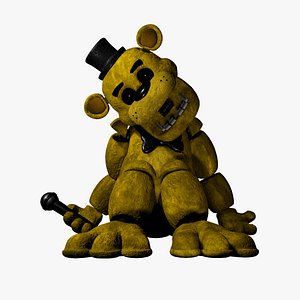 3D Fnaf Golden Freddy
