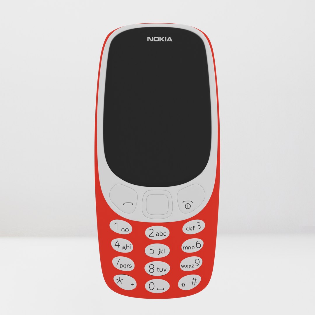 Nokia 3310 3G Classical Featured Phone 3D - TurboSquid 2036508