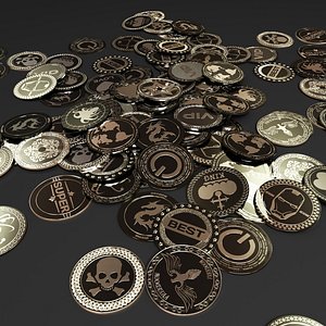 coin 3D model
