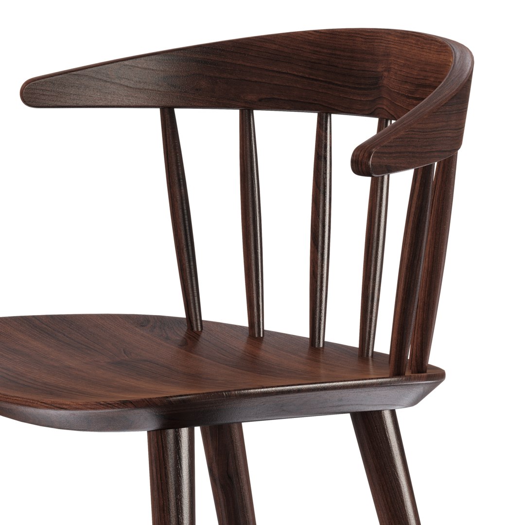 Farmhouse Kitchen Dining Chair Model - TurboSquid 1965134