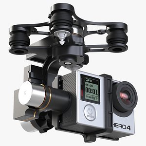 Gimbal Stabilizer With GoPro 4 Black