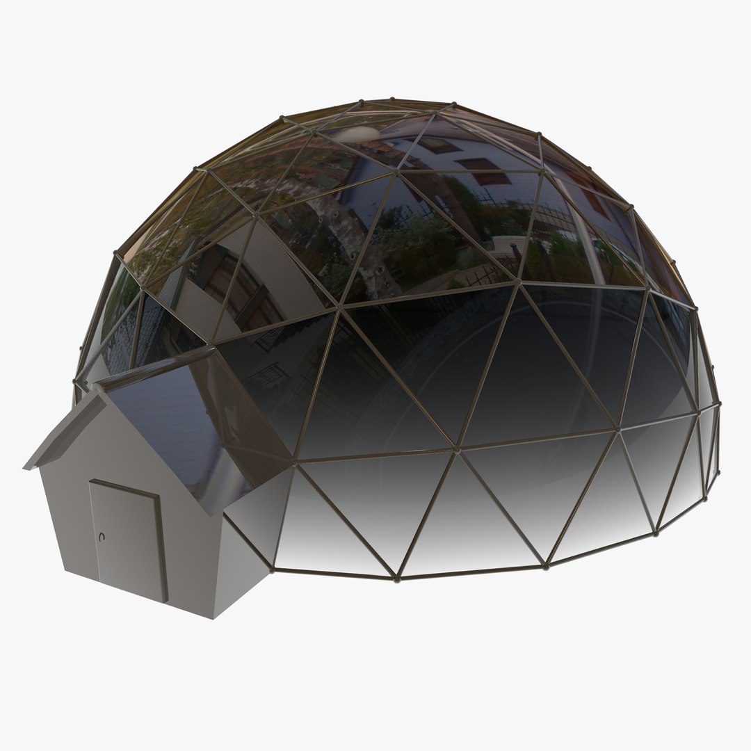 modelo 3d Casa geodésica - TurboSquid 784806