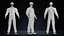 Personaggio lavoratore truccato
