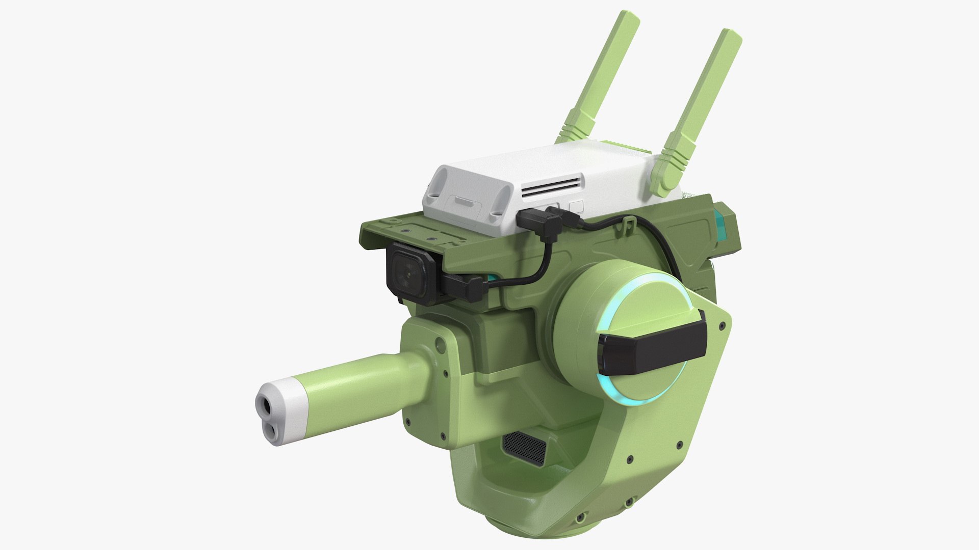 Drone cannon 3D - TurboSquid 1635686