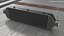 Black Car Intercooler Two Sided Pipes