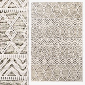 The Curated Nomad Bradrick Trellis Wool Area Rug