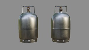 3D Gas Tube - Low and High poly