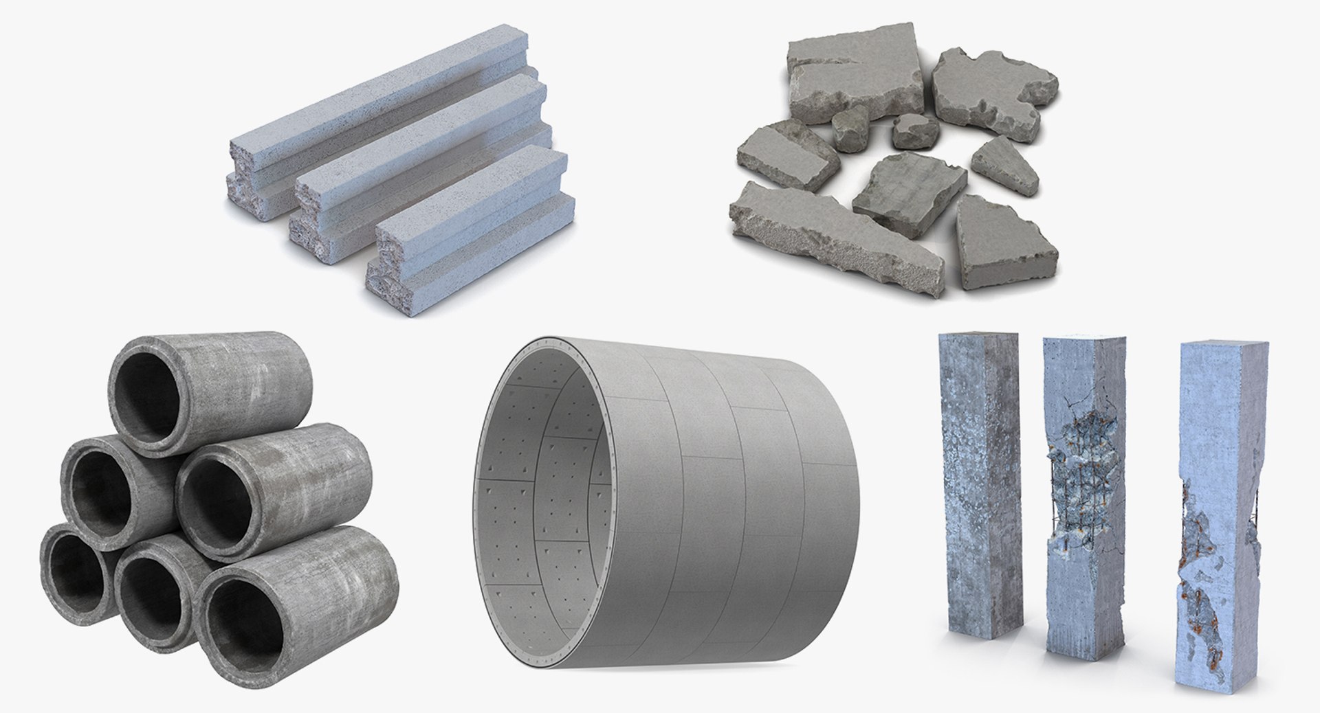 concrete elements 2 3D model https://p.turbosquid.com/ts-thumb/oP/M7dMbZ/t5ZEvWm9/concreteelementscollection23dsmodel002/jpg/1568134008/1920x1080/fit_q87/79f054f9e469d053b67b830335d49a2969310f44/concreteelementscollection23dsmodel002.jpg
