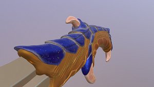 3D model Valorant enderflame Knife