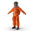 US Astronaut Wearing Advanced Crew Escape Suit ACES