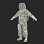 US Astronaut Wearing Advanced Crew Escape Suit ACES
