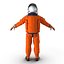US Astronaut Wearing Advanced Crew Escape Suit ACES