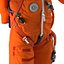 US Astronaut Wearing Advanced Crew Escape Suit ACES