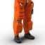 US Astronaut Wearing Advanced Crew Escape Suit ACES