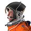 US Astronaut Wearing Advanced Crew Escape Suit ACES