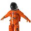 US Astronaut Wearing Advanced Crew Escape Suit ACES