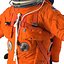 US Astronaut Wearing Advanced Crew Escape Suit ACES