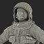 US Astronaut Wearing Advanced Crew Escape Suit ACES