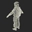 US Astronaut Wearing Advanced Crew Escape Suit ACES