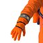 US Astronaut Wearing Advanced Crew Escape Suit ACES