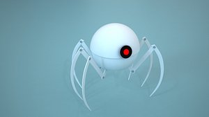 electronic spider 3d model