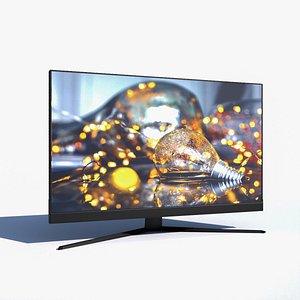 3D Low-poly Computer Monitor by Nikdox model