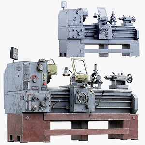 3D Industrial Milling Machine Bundle
