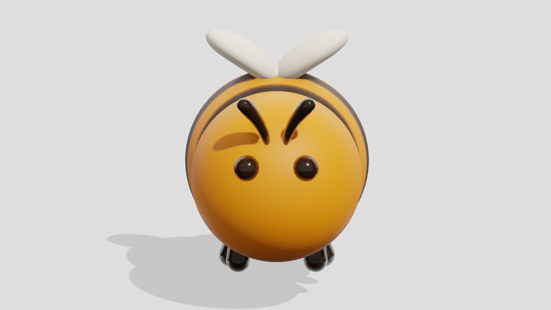 Cute Little Bee Model - TurboSquid 2104307