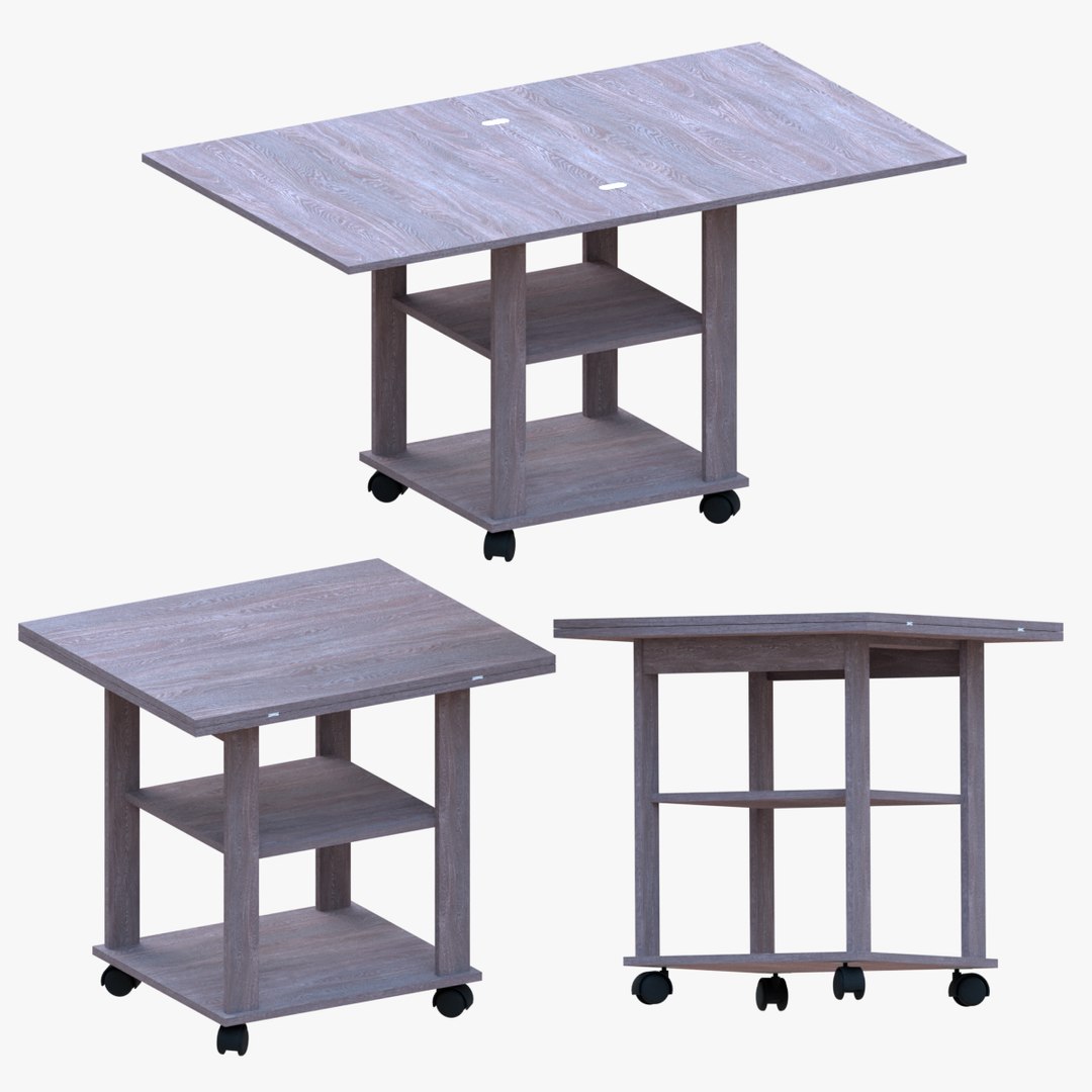 3D Folding Coffee Table TurboSquid 2055953