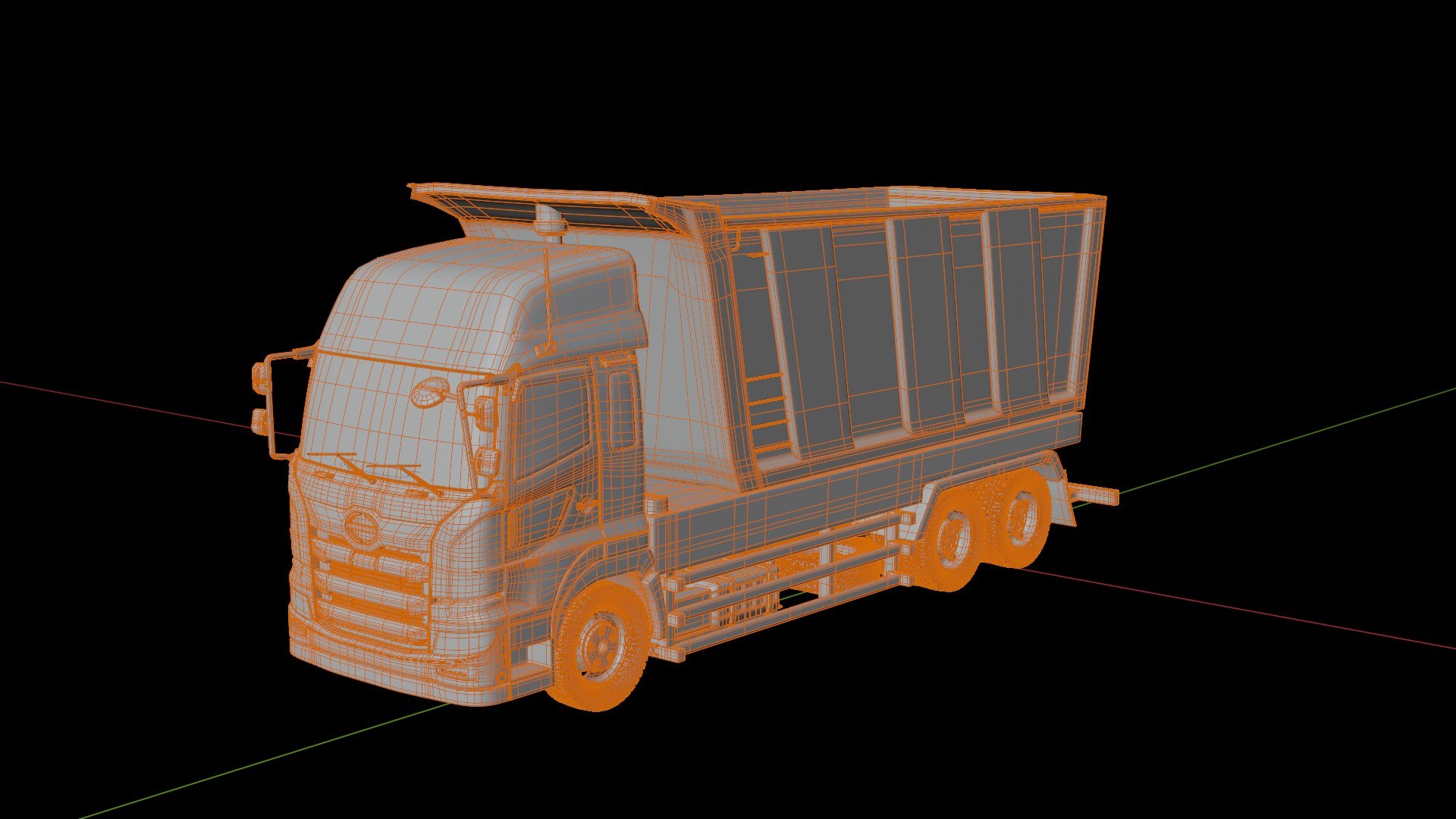 3D Hino Profia Tipper Truck model https://p.turbosquid.com/ts-thumb/oP/k7VOXn/dZ/renderpreviewwireframe/jpg/1774981297/1920x1080/fit_q87/dca48fe9969cbc81f02b89de165c4c1852e637de/renderpreviewwireframe.jpg