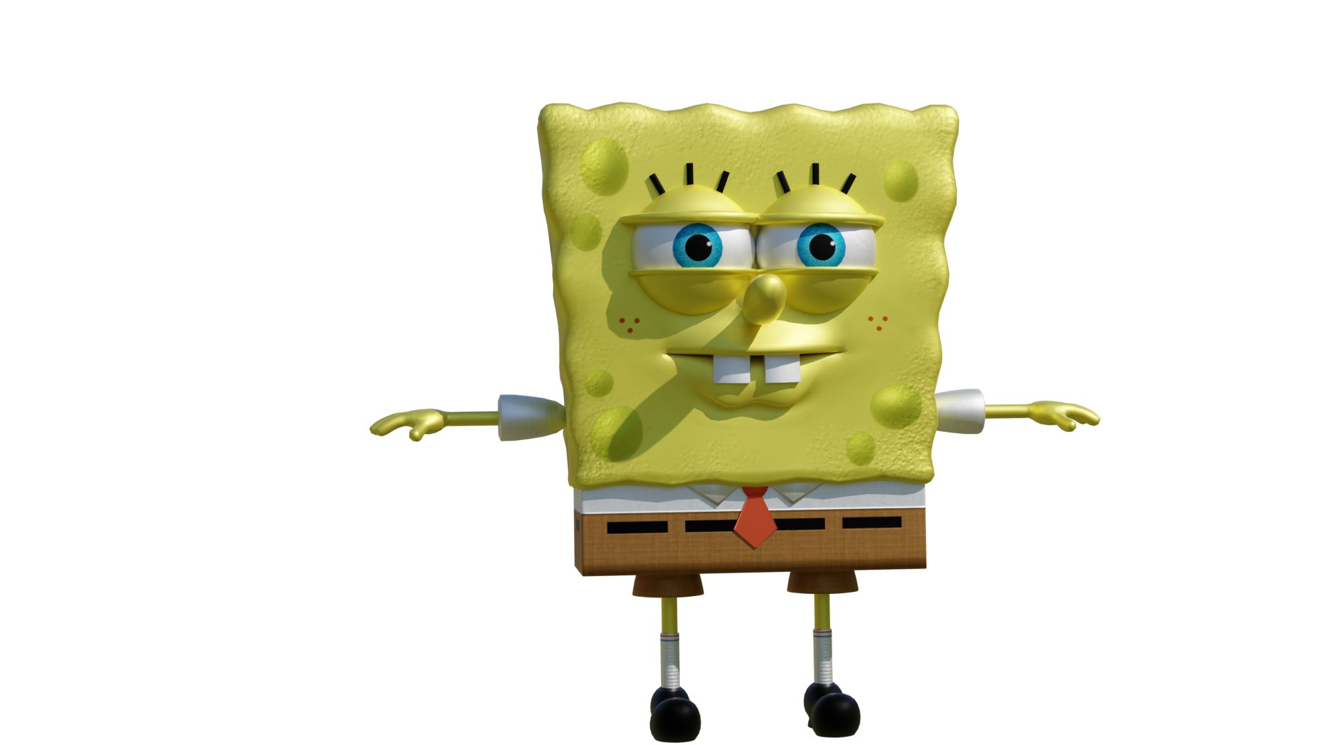 Spongebob rigged 3D model - TurboSquid 2023280