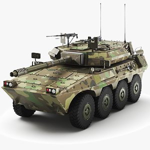 3D Detailed Military Tank model