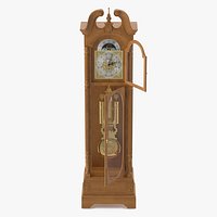 Antique Floor Clock Open