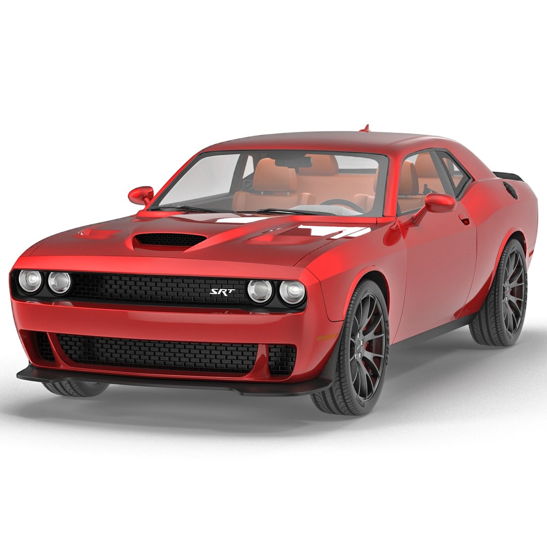 Dodge Challenger Hellcat 2015 3D model preview