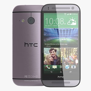 HTC One Mini 2 Light Lilac 3D Model