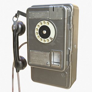 Payphone 01 d 3D model