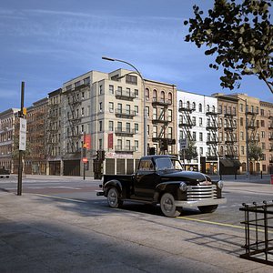 Manhattan City 8K PBR Textures 3D model