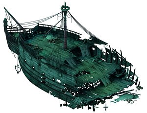 3D shipwreck - wreck 01