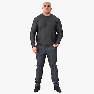 Arnold Casual Autumn Idle Pose 03