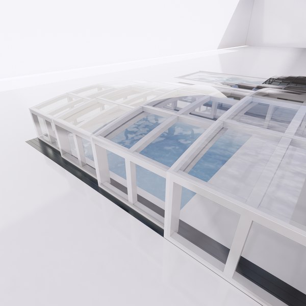 Piscina com cobertura - Família Revit paramétrica completa Modelo 3D ...