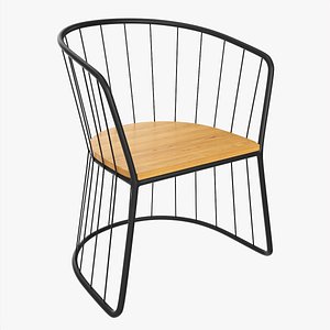 Outdoor chair 02 3D model