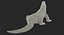 komodo dragon standing pose 3D model