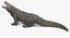 komodo dragon standing pose 3D model