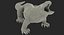 komodo dragon standing pose 3D model