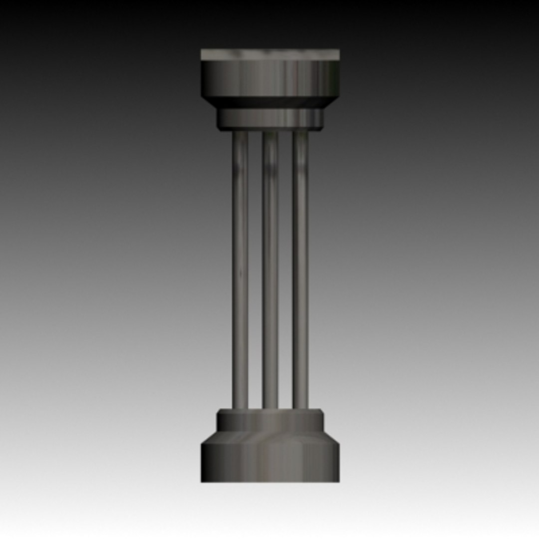 3d model of column