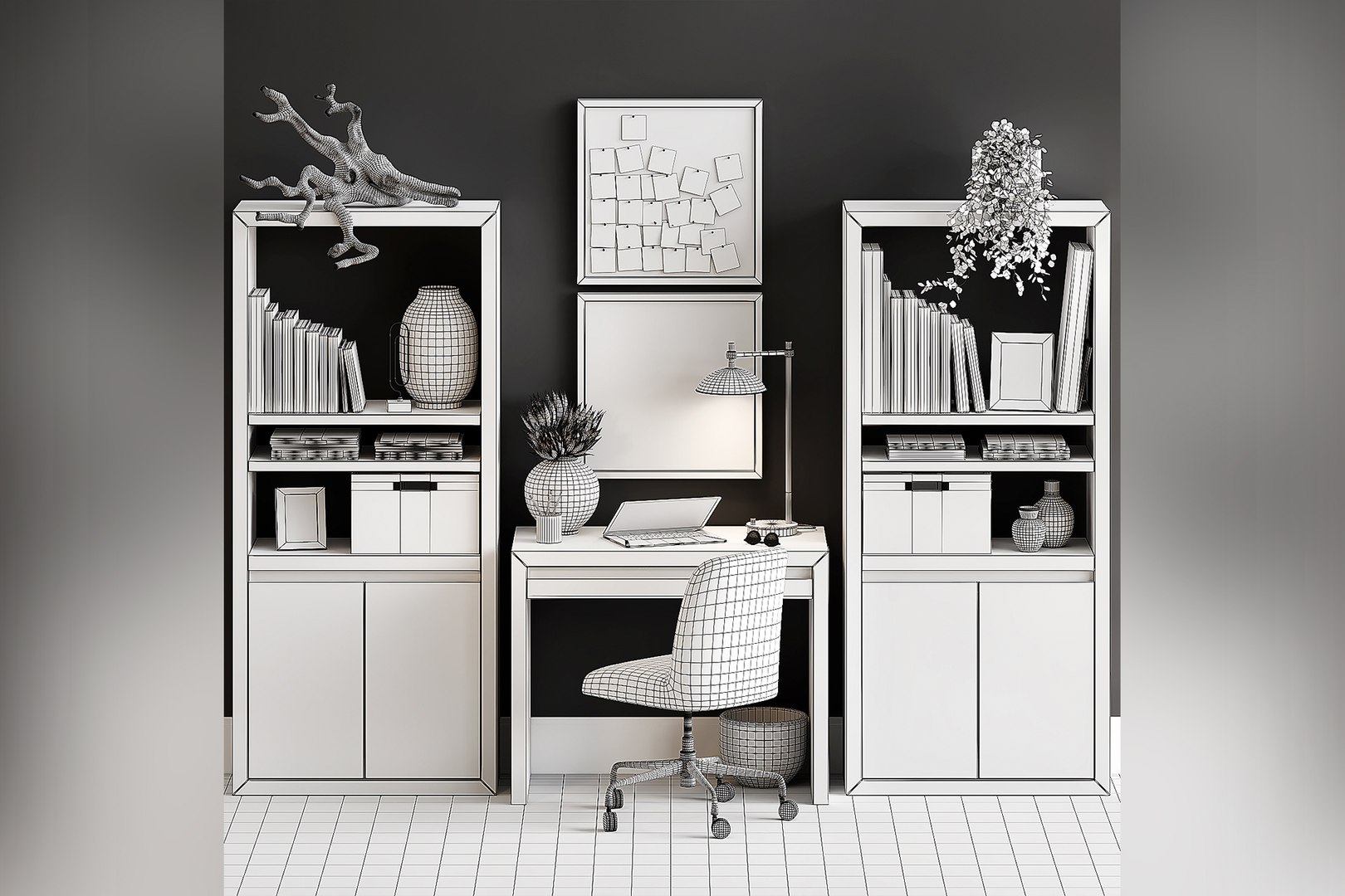 3D model Pottery Barn Office set https://p.turbosquid.com/ts-thumb/oQ/MxTr1v/kX/grid2/jpg/1633354708/1920x1080/fit_q87/7d43d568ffc4914b483891f8c1c4c330b706d42a/grid2.jpg