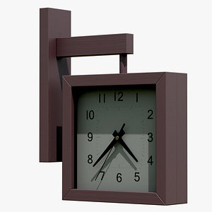 Modern Minimalist Wooden Wall Clock model