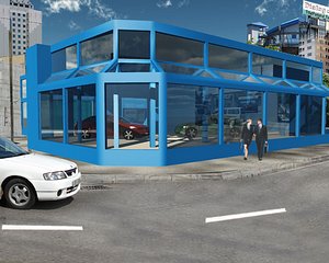 exterior 3d model